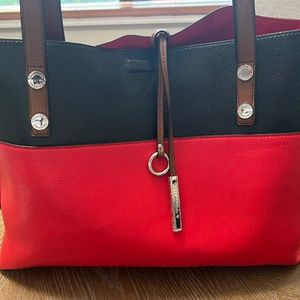 Calvin Klein Large Saffiano Leather Tote NWOT.